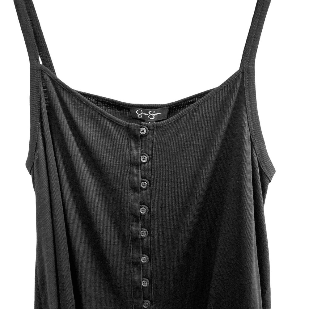 NWT JESSICA SIMPSON Gwen Tank in Black, size Medium - Picture 3 of 8